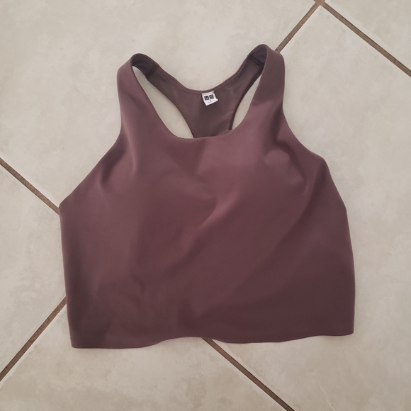 Uniqlo Other - Uniqlo‎ Brown Racerback Sports Bra Medium